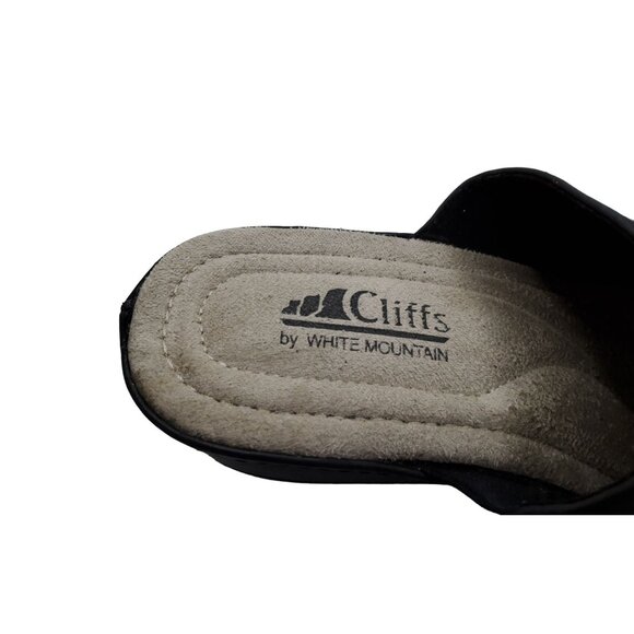 cliffs by white mnt. womens "farlie" slide on 2.25" wedge heel sandals. - Picture 5 of 6